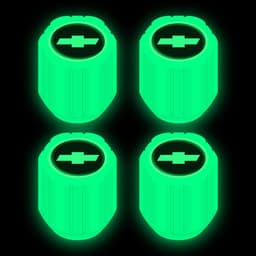 image-Net red luminous tire valve cap car valve cap motorcycle electric vehicle vacuum tire valve luminous valve cover