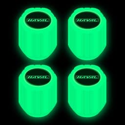 image-Net red luminous tire valve cap car valve cap motorcycle electric vehicle vacuum tire valve luminous valve cover