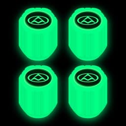 image-Net red luminous tire valve cap car valve cap motorcycle electric vehicle vacuum tire valve luminous valve cover