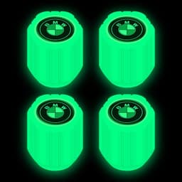 image-Net red luminous tire valve cap car valve cap motorcycle electric vehicle vacuum tire valve luminous valve cover