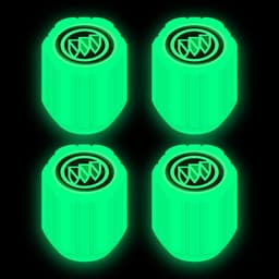 image-Net red luminous tire valve cap car valve cap motorcycle electric vehicle vacuum tire valve luminous valve cover