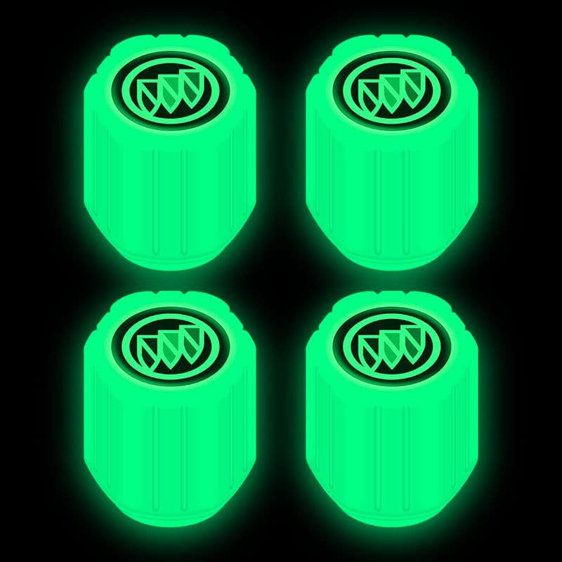 image-Net red luminous tire valve cap car valve cap motorcycle electric vehicle vacuum tire valve luminous valve cover