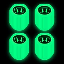 image-Net red luminous tire valve cap car valve cap motorcycle electric vehicle vacuum tire valve luminous valve cover