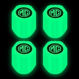 image-Net red luminous tire valve cap car valve cap motorcycle electric vehicle vacuum tire valve luminous valve cover