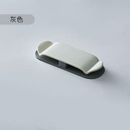 image-Creative home plug sticky hook fixer hanging hook wire fixer wire hanging storage free punching fixed clip wire organizer