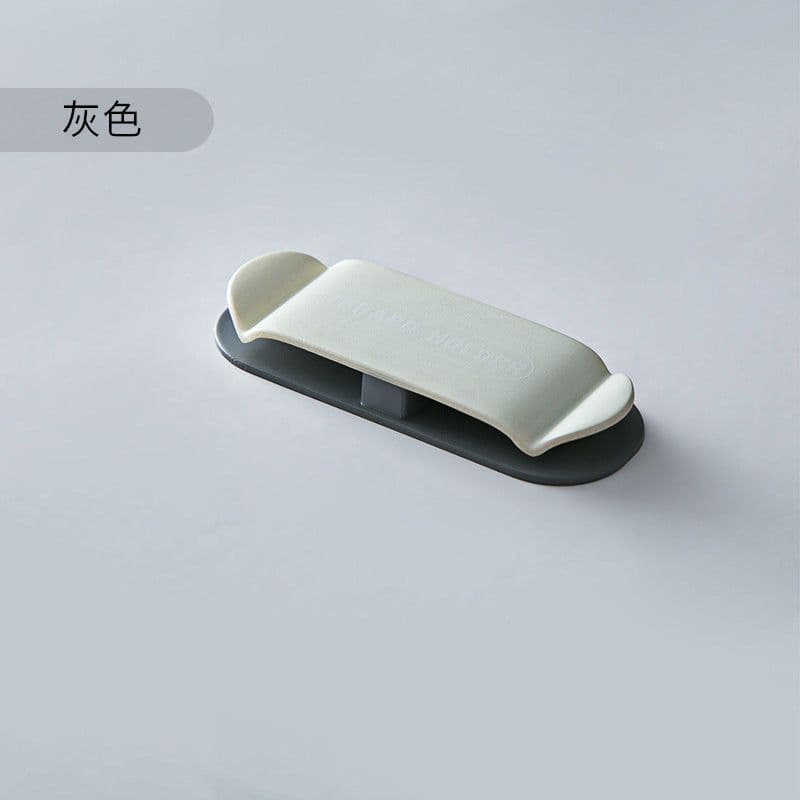 image-Creative home plug sticky hook fixer hanging hook wire fixer wire hanging storage free punching fixed clip wire organizer