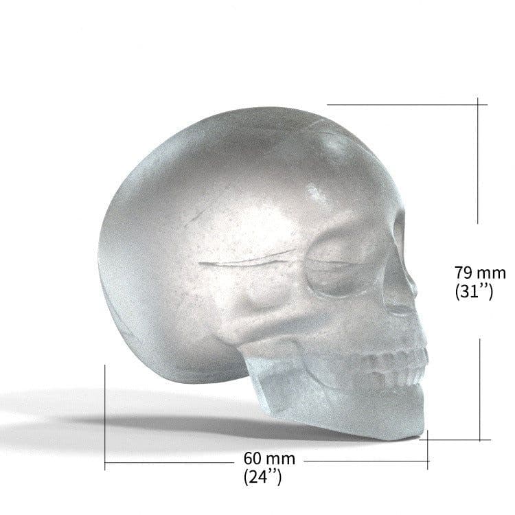image-Factory Outlet Skull Ice Box Home Single Hole Skull Ice Tray Silicone Mold Silicone Ice Mold with Cover