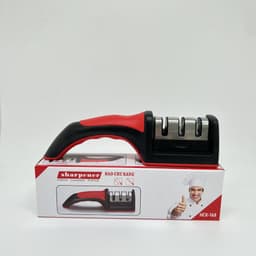 image-Net red sharpener artifact fast sharpener stall sharpening stone ceramic household sharpening stick wholesale factory delivery