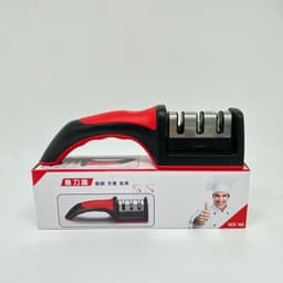 image-Net red sharpener artifact fast sharpener stall sharpening stone ceramic household sharpening stick wholesale factory delivery