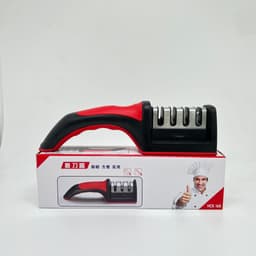 image-Net red sharpener artifact fast sharpener stall sharpening stone ceramic household sharpening stick wholesale factory delivery
