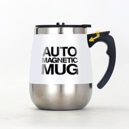 image-Factory direct sales usb charging magnetic stirring cup 400ml creative with lid coffee stirring cup electric magnetized cup