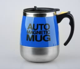 image-Factory direct sales usb charging magnetic stirring cup 400ml creative with lid coffee stirring cup electric magnetized cup