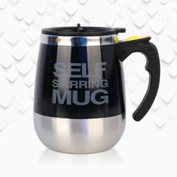 image-Factory direct sales usb charging magnetic stirring cup 400ml creative with lid coffee stirring cup electric magnetized cup