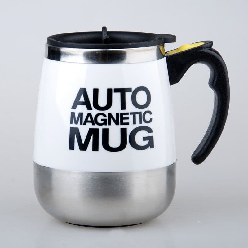 image-Factory direct sales usb charging magnetic stirring cup 400ml creative with lid coffee stirring cup electric magnetized cup