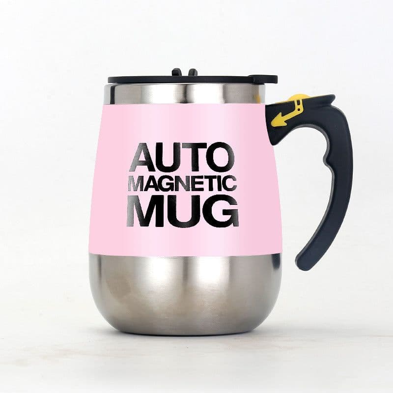 image-Factory direct sales usb charging magnetic stirring cup 400ml creative with lid coffee stirring cup electric magnetized cup