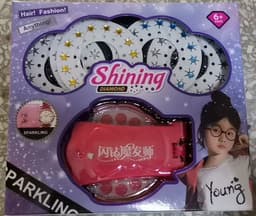 image-Magic drilling rig blingbling girl play house nail rig hair sticker toy blinger
