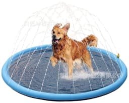 image-Spot PVC pet supplies pet spray pad non-slip dog spray pad children outdoor water spray pad