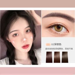 image-Cross-border hot selling four-prong eyebrow pencil Chinese and English version packaging four-prong water eyebrow pencil four-head eyebrow pencil thick rod liquid eyebrow pencil