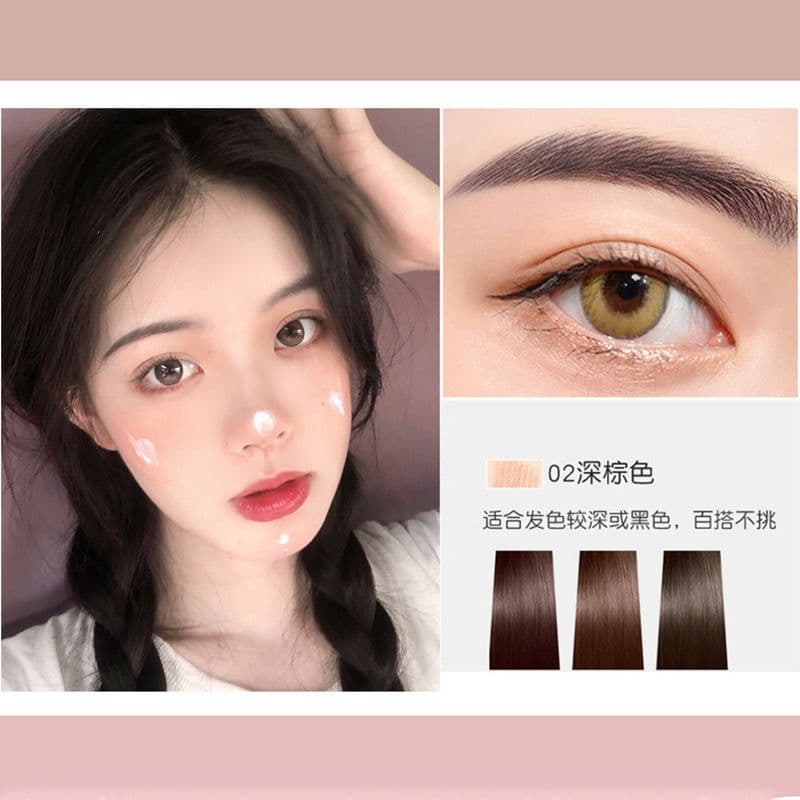 image-Cross-border hot selling four-prong eyebrow pencil Chinese and English version packaging four-prong water eyebrow pencil four-head eyebrow pencil thick rod liquid eyebrow pencil