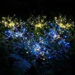 image-led solar lights, fireworks lights, outdoor garden garden decoration, Christmas lights, gypsophila lights