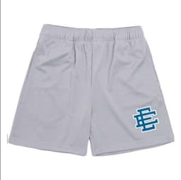 image-men's fitness shorts muscle sports running quarter pants mesh breathable shorts