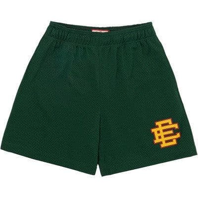 image-men's fitness shorts muscle sports running quarter pants mesh breathable shorts