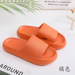 image-Cross-border 5001 Bathroom Thick Sole Slippers Female Summer Couple Home Sandals and Slippers Rubber Plastic EVA Slippers Male