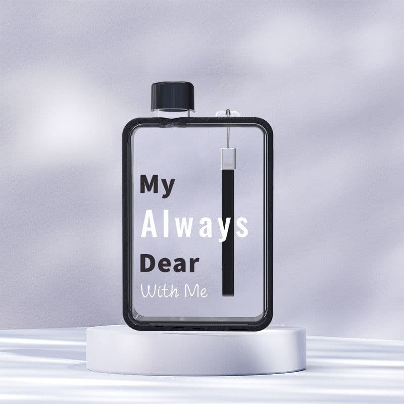 image-MoChic Moses A5 flat water cup high value portable creative fitness sports square plastic water bottle wholesale