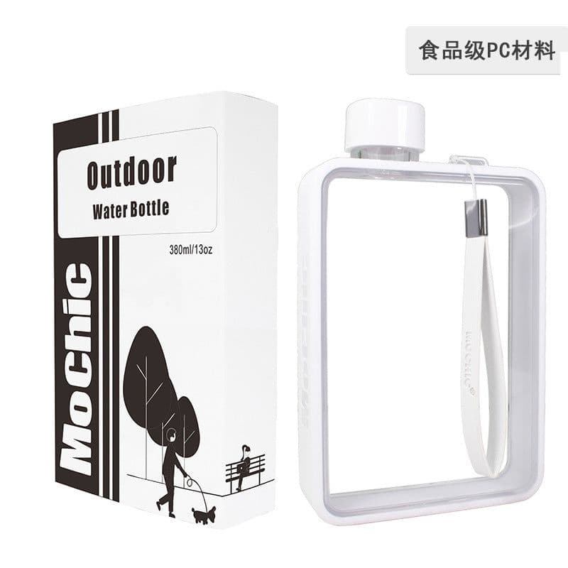 image-MoChic Moses A5 flat water cup high value portable creative fitness sports square plastic water bottle wholesale