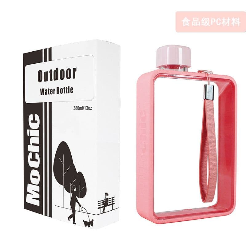 image-MoChic Moses A5 flat water cup high value portable creative fitness sports square plastic water bottle wholesale