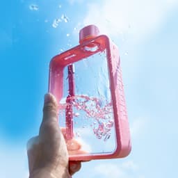 image-MoChic Moses A5 flat water cup high value portable creative fitness sports square plastic water bottle wholesale