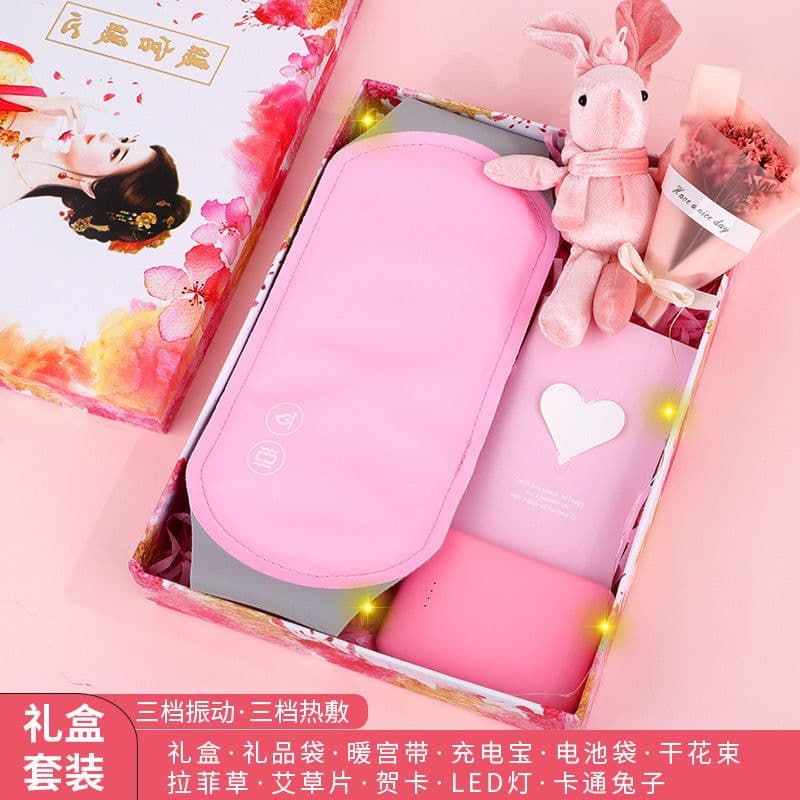 image-Nuan Palace Belt Aunt Artifact Girl Dysmenorrhea Waist Heating Massage Heating Gift Nuan Palace Bao Hot Compression Belt