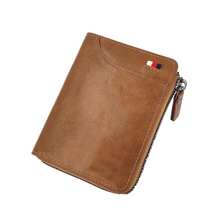 image-tri-fold large capacity business retro men's wallet men's card wallet wallet