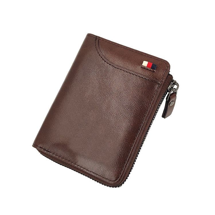image-tri-fold large capacity business retro men's wallet men's card wallet wallet