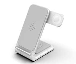 image-Amazon Private Mold Three-in-one Stand 15W Fast Wireless Charger for Apple Samsung Watch4