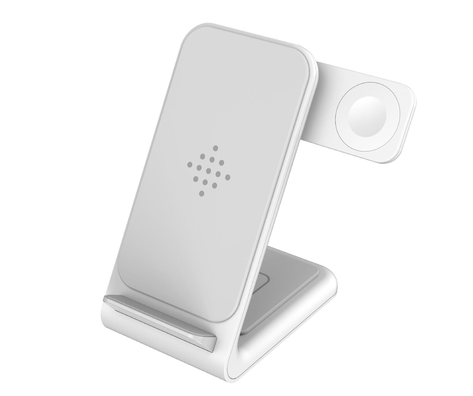 image-Amazon Private Mold Three-in-one Stand 15W Fast Wireless Charger for Apple Samsung Watch4