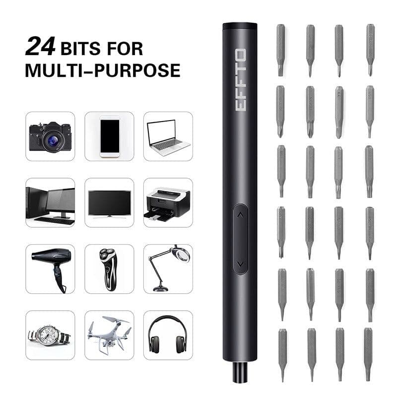 image-Seiko electric screwdriver 170RPM multi-function mobile phone small mini screwdriver electric screwdriver
