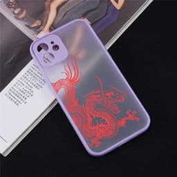 image-Foreign trade cross-border iPhone13 Apple 12 frosted mobile phone case 11ProMax suitable for 7/8plus line dragon XS