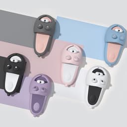image-Original cute cartoon moji rabbit soft bottom dad shoes indoor non-slip thick bottom sandals and slippers summer home EVA slippers