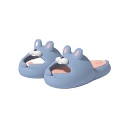image-Original cute cartoon moji rabbit soft bottom dad shoes indoor non-slip thick bottom sandals and slippers summer home EVA slippers