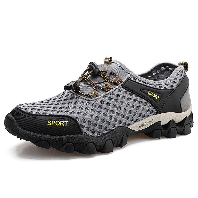 image-New sports men's shoes summer foreign trade large size breathable air-conditioning shoes men's mesh running outdoor sports casual men's shoes