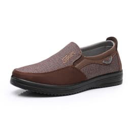 image-cloth shoes slip-on men's cloth shoes middle-aged and elderly casual breathable dad shoes