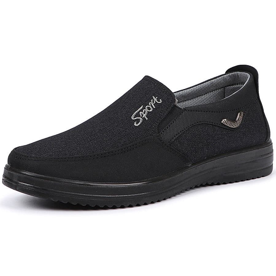 image-cloth shoes slip-on men's cloth shoes middle-aged and elderly casual breathable dad shoes