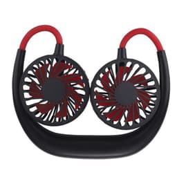 image-Hanging neck fan portable lazy leafless brush hanging neck rechargeable small fan brush spot cross-border one-piece drop shipping