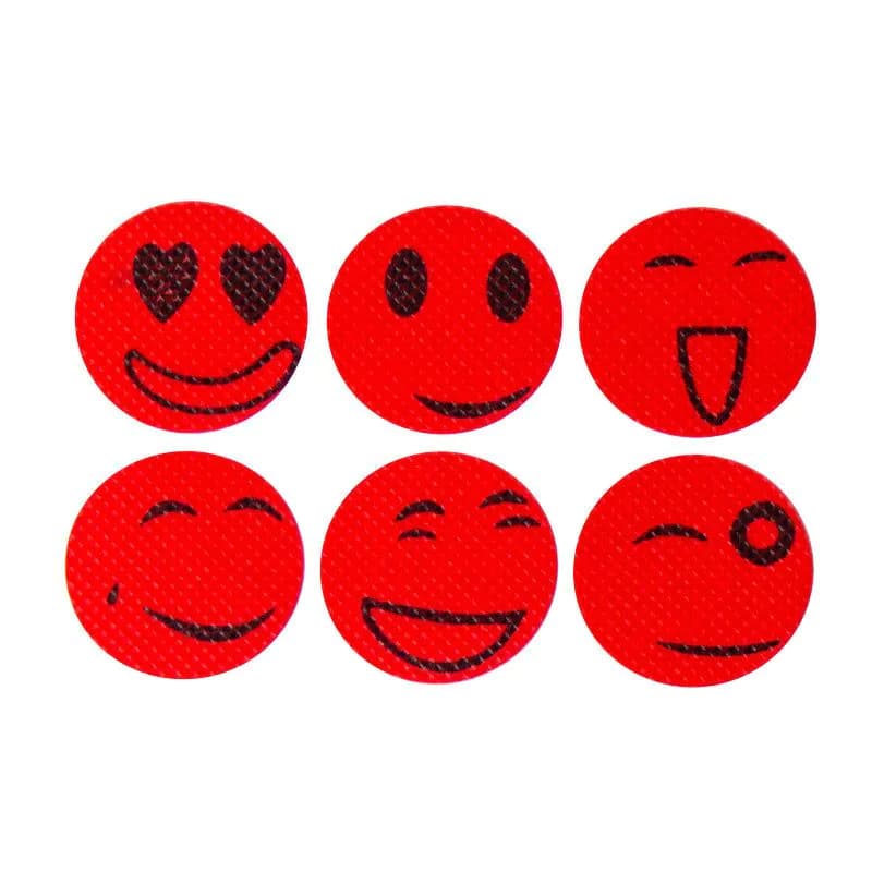 image-Mosquito Repellent Stickers - 6 Pack Smiley Face