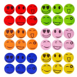 image-Mosquito Repellent Stickers - 6 Pack Smiley Face
