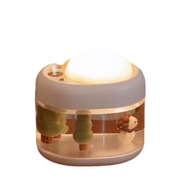 image-Rotary projection humidifier household large fog office desktop creative decoration mini walking heart gift wholesale