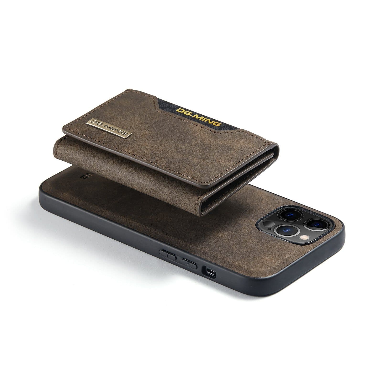 image-M2 suitable for iPhone12 Pro Max split card case phone case iPhone13 magnetic card case protection leather case