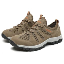 image-2022 foreign trade travel new cross-border men's shoes large size outdoor fleece mesh shoes