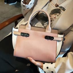 image-Leather women's handbags 2022 new European and American big-name wing bags, large bags, one-shoulder messenger bags